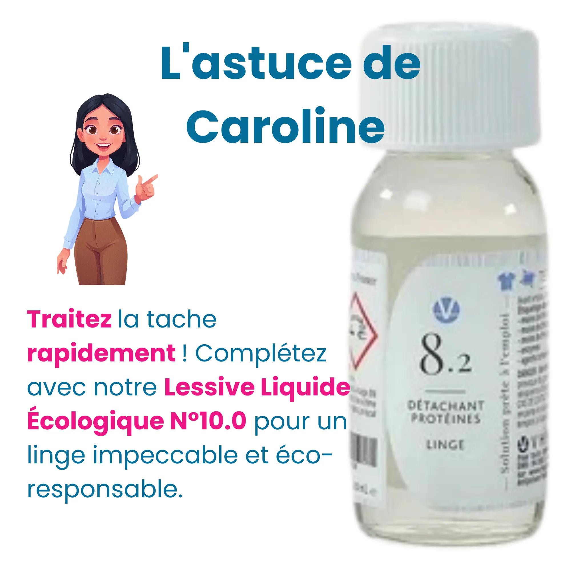 Détachant textile biodégradable : Élimine les tâches sans efforts