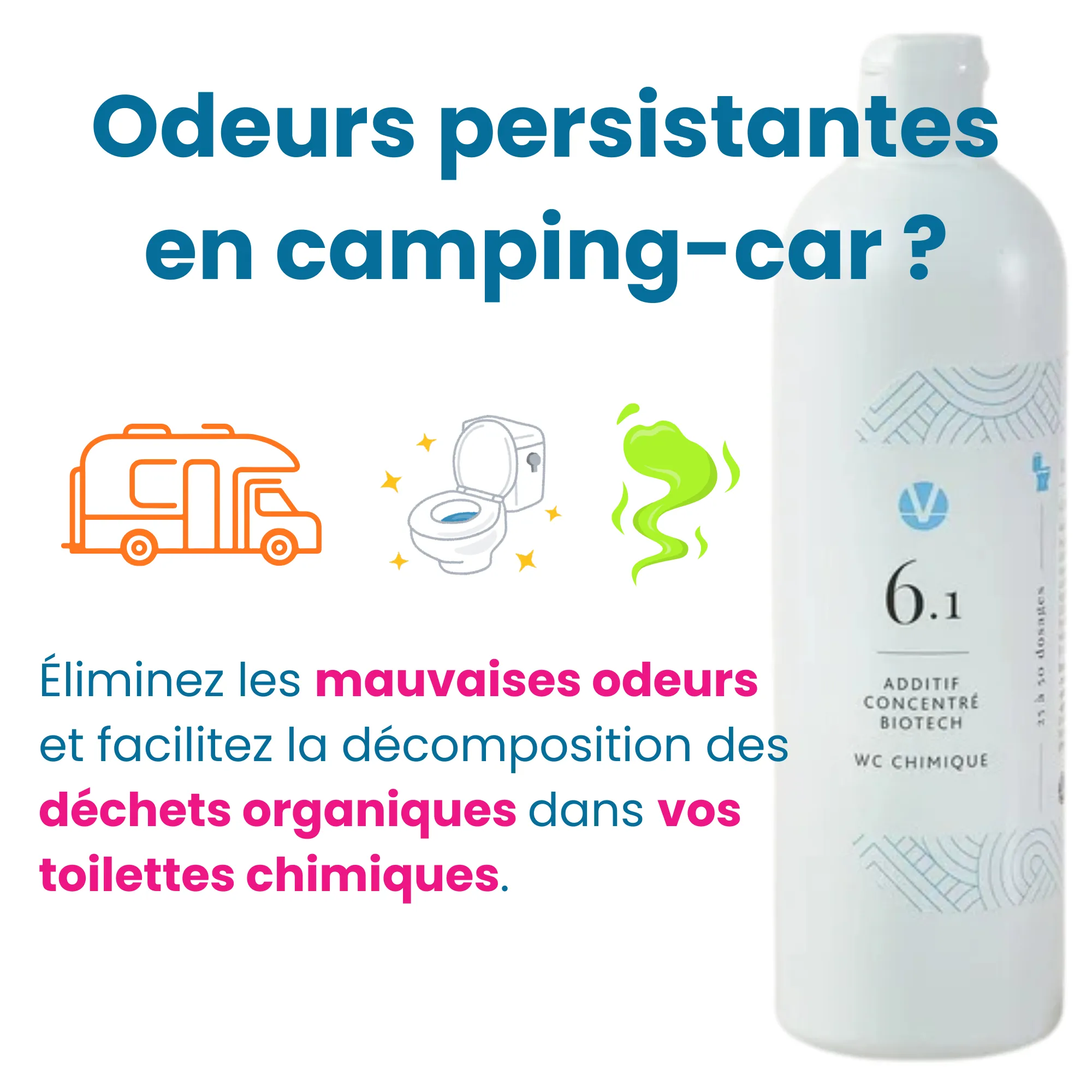 Produit wc chimique caravane - Équipement caravaning
