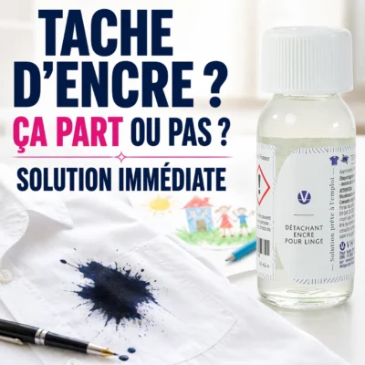 Détachant encre vêtement & textile | Stylo, feutre, canapé