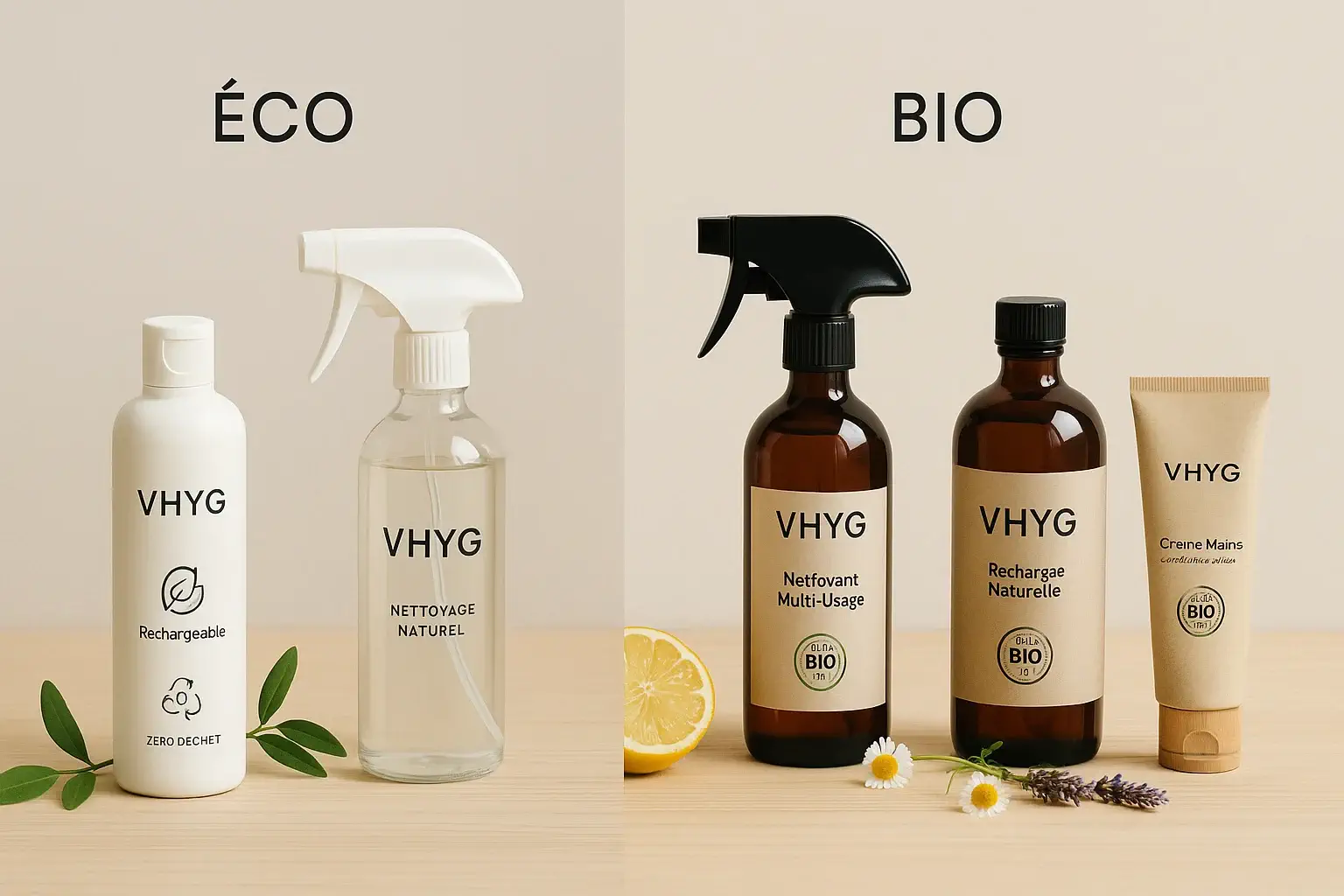 Gammes éco et bio VHYG : Quelle différence et quel impact sur votre consommation ?