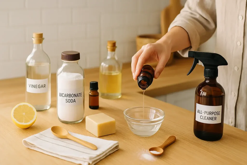 Recettes maison pour des produits ménagers efficaces et naturels