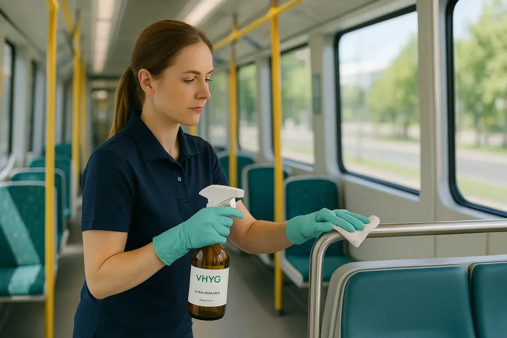 VHYG et la propreté dans les transports publics : Une alternative écologique aux produits traditionnels