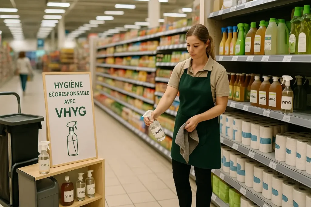 VHYG et les grandes surfaces : Vers une hygiène responsable en grande distribution