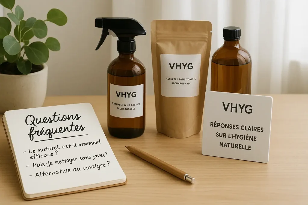 Les questions les plus fréquentes sur l’hygiène naturelle : Réponses claires avec VHYG